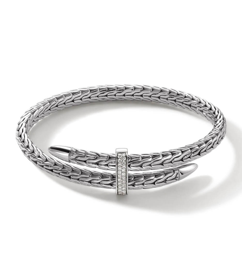 Kami Chain Band Ring, Sterling Silver - Image 3